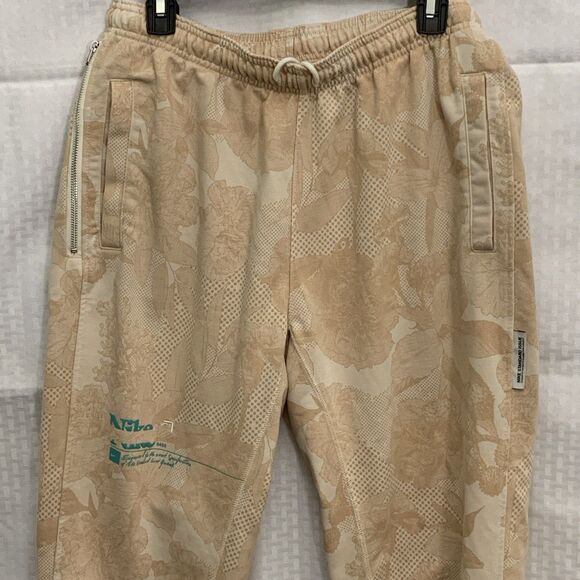Nike Standard Issue Dri Fit Joggers Sweatpants Mens L Beige Green - Picture 4 of 11